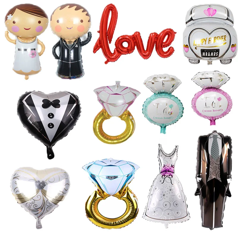 Фольгированные воздушные шары 18 дюймов украшение для свадьбы романтическое