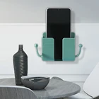 1 шт. настенный ящик для хранения смонтированный Органайзер пульт дистанционного управления настенный держатель Мобильный телефон настенный зарядный многофункциональный держатель подставка