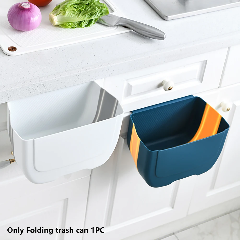 Складной непромокаемый контейнер для мусора вместительное полипропиленовое