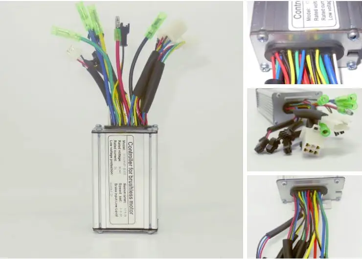 Бесщеточный контроллер для электрического велосипеда Mosfet 6 Синусоидальная волна