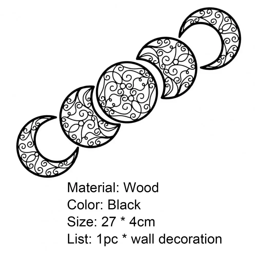 

Creative Moon phase 3D Wall Sticker Home living room wall decoration Mural Art Decals background decor Moon stickers