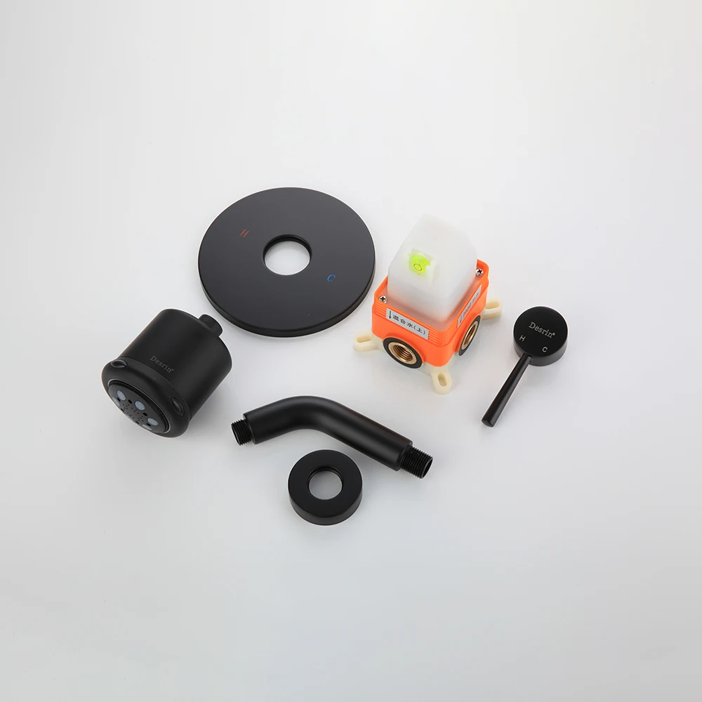 Desrin ванная встроенная коробка душевой кран для ванной комнаты Набор системы