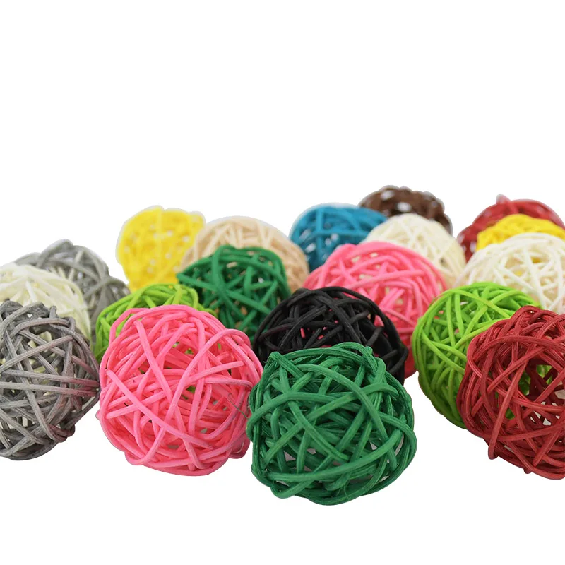 10 шт./лот 5 см Ротанговые шары для детского праздника украшения дня рождения