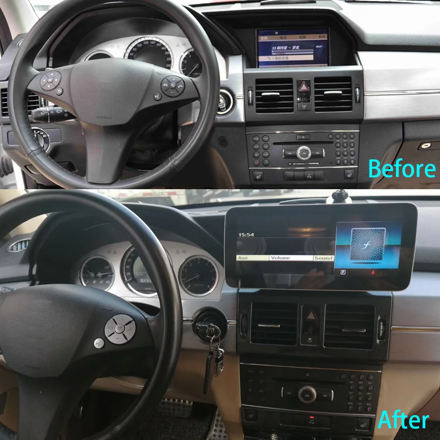 

Магнитола для Benz GLK 128 GLK300 GLK350 GLK260 GLK200 X204 GLK 280, Android 11, 2008 ГГц