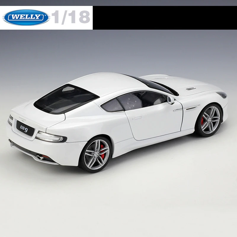 1:18 Масштаб Aston Martin DB9 Coupe модель автомобиля из сплава металлические игрушки транспортные средства Детские игрушки Подарки оригинальная коробка