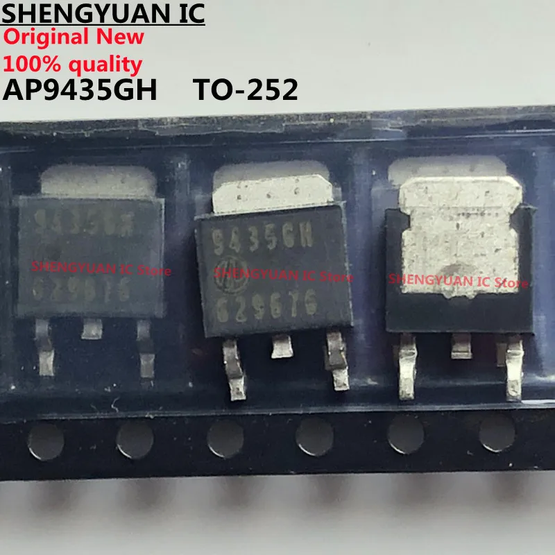 20 шт., Φ AP9435GH 9435GH AP9435H 9435H TO-252 -30V,50mΩ,-20A, модный цветовой МОП-транзистор, новинка 100%