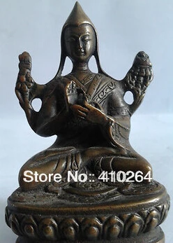 Бесплатная доставка винтажная Бронзовая статуя 80 мм Высококачественная