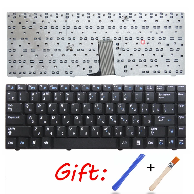 RU Клавиатура для ноутбука Samsung R519 Новая русская черная NP-R519 | Компьютеры и офис