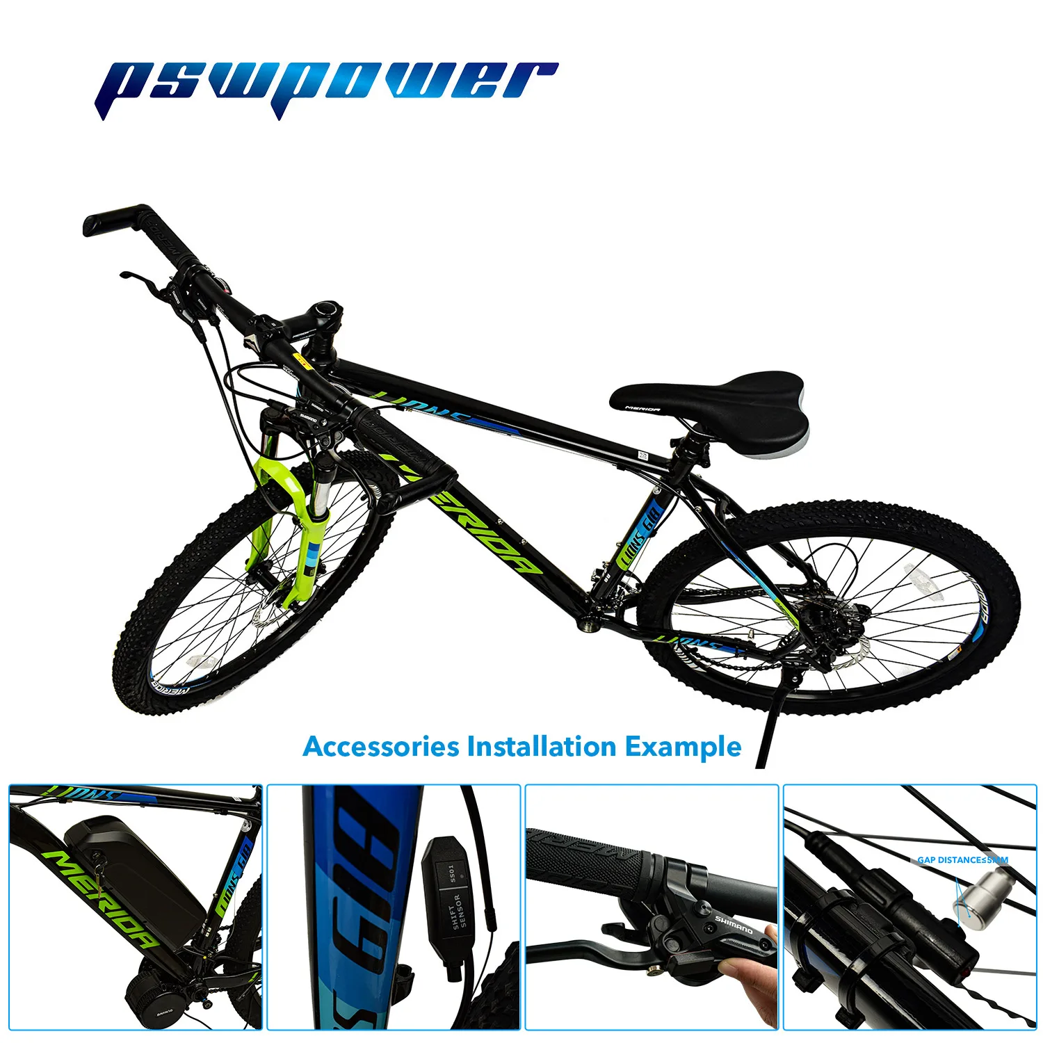 Комплект для электровелосипеда Bafang BBS02B 8FUN 36 В 500 Вт | Спорт и развлечения