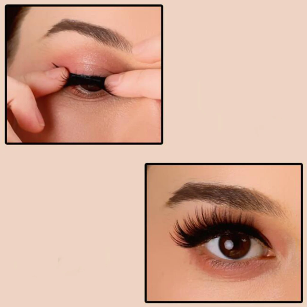 

False 3D Magnetic Eyelash Kit for Makeup Eyes Tweezers Magnetic Eyelashes Eyeliner Set Natural Eyelash Extensions