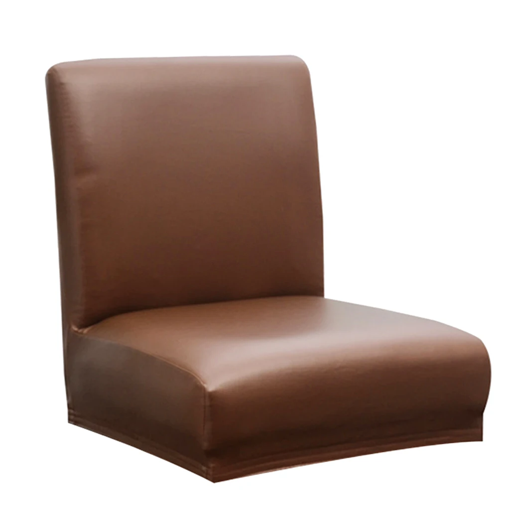 

Stretch Removable Washable Short Dining Chair Protector Cover Seat Slipcover for Hotel, Dining Room, Party, Bar Stool, Cafe