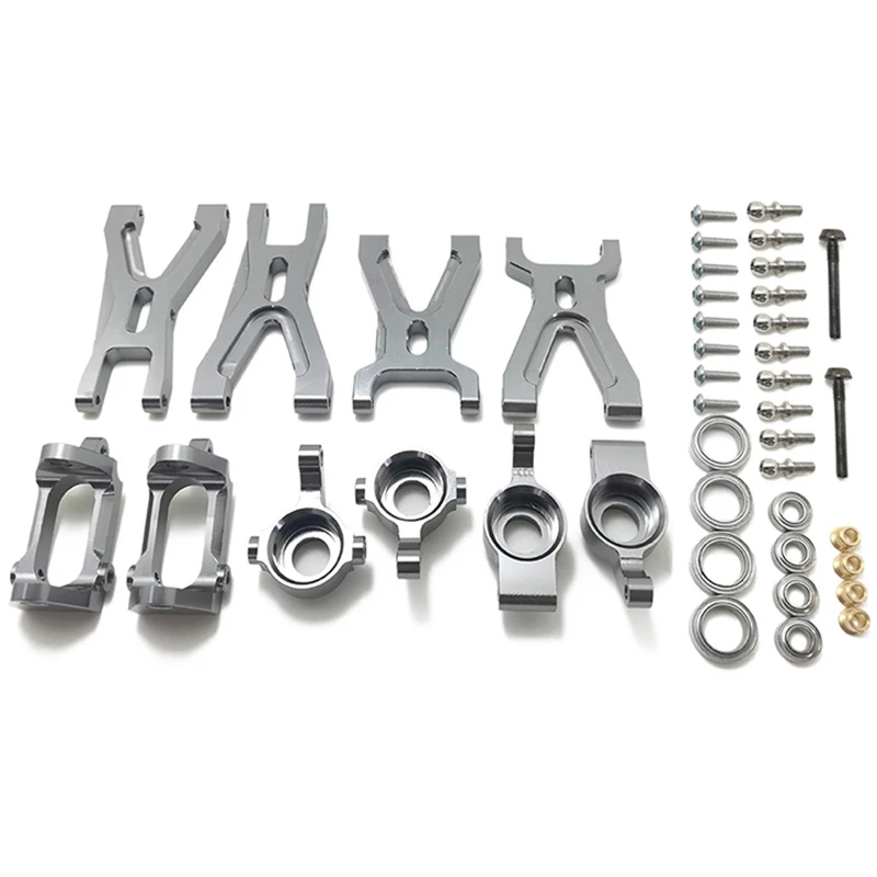 

for WLtoys Metal Shock Absorber Board A959-B A949 A959 A969 A979 K929 Grey & Suspension Arm & Front/Rear Hub C Seat
