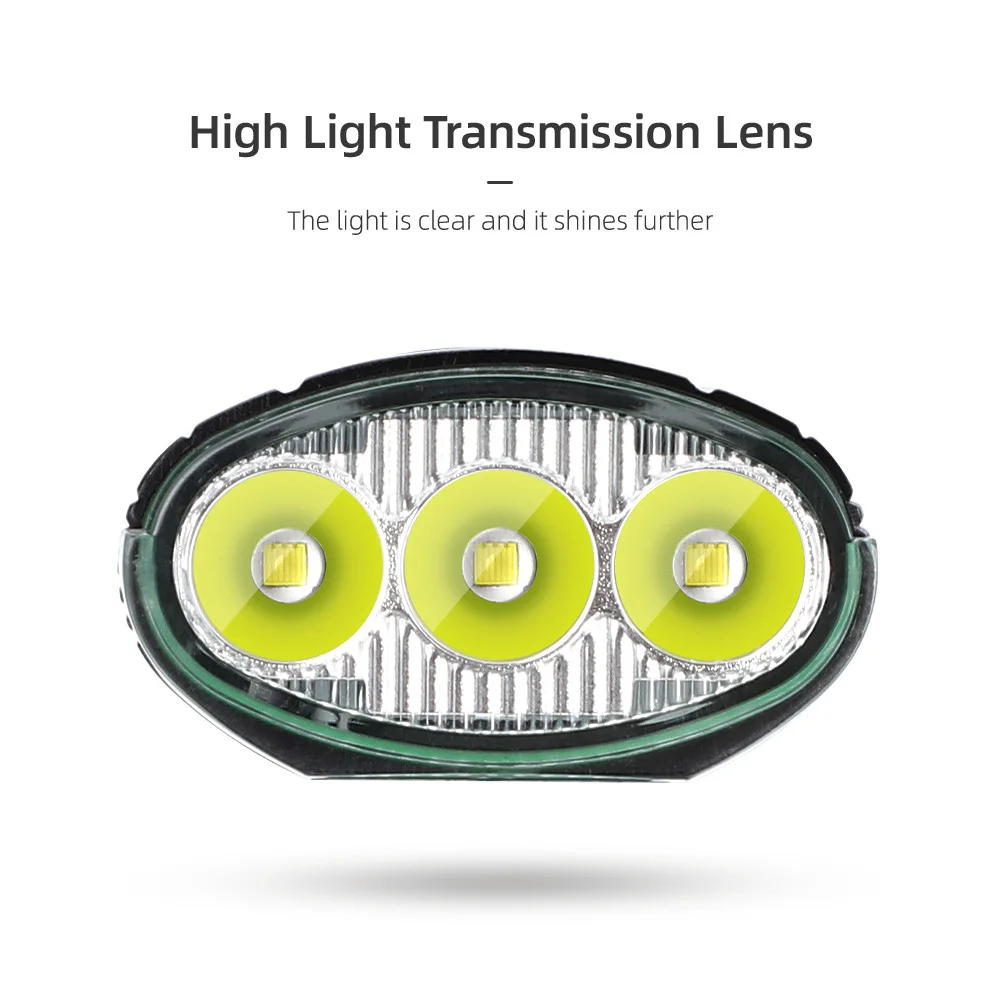 

New Bike Light Rainproof USB Rechargeable LED 3000mah MTB Front Lamp Headlight Aluminum Ultralight Flashlight Bicycle Light