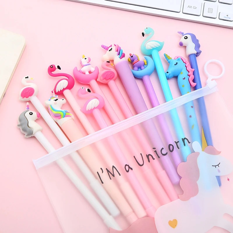 12 шт./компл. Новинка &quotи&quot Веселые животные гелевая ручка фантазии в виде милого
