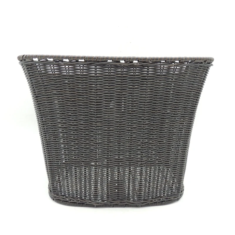 

E bike city lady bike plastic metal bicycle Hand-woven basket