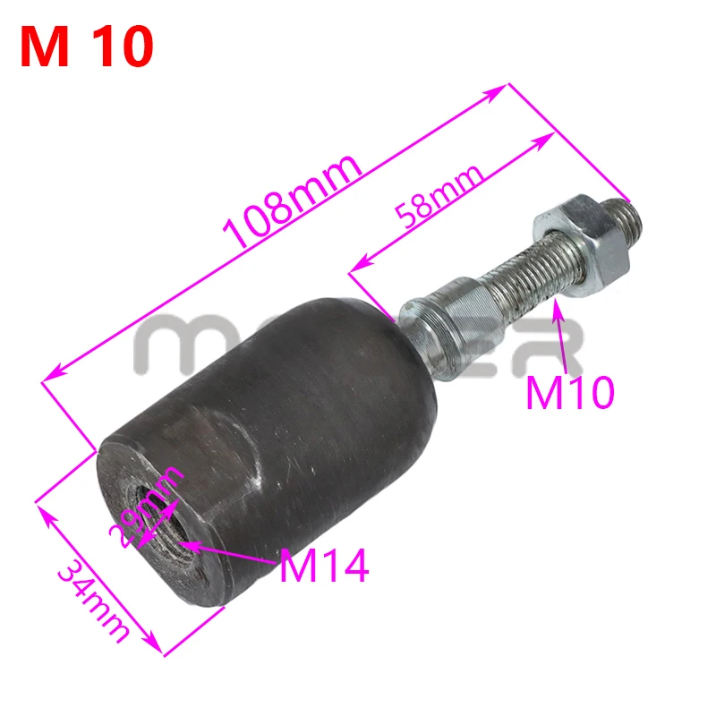 

Комплект шаровых шарниров M10/M12-M14, подходящий для китайских комплектов шестерен зубчатой рейки, багги, картинга, рулевого управления автомобилем, UTV, запчасти для квадроциклов