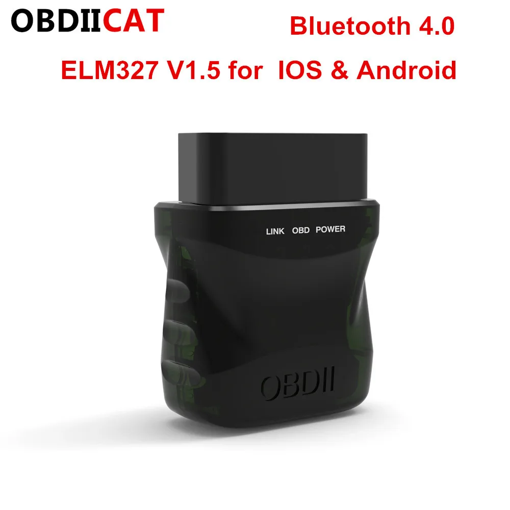 OBDIICAT V15 ELM327 v1.5 Bluetooth 4 0 Поддержка OBDII протоколов для IOS и Android ELM 327 OBD2 Авто