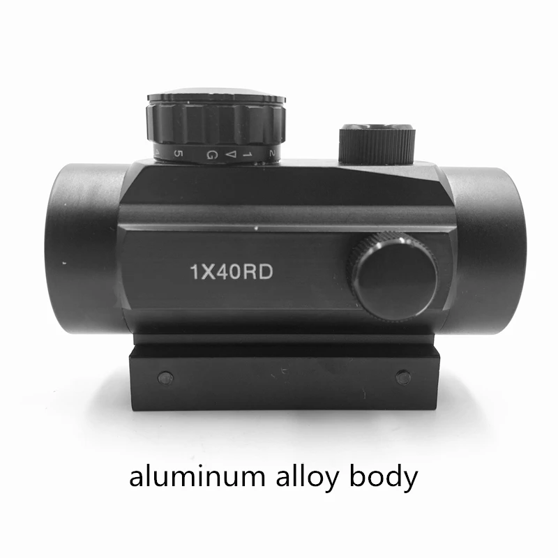 Новый прицел тактический 1X40 мм красного и зеленого цвета в горошек с 11/20 для