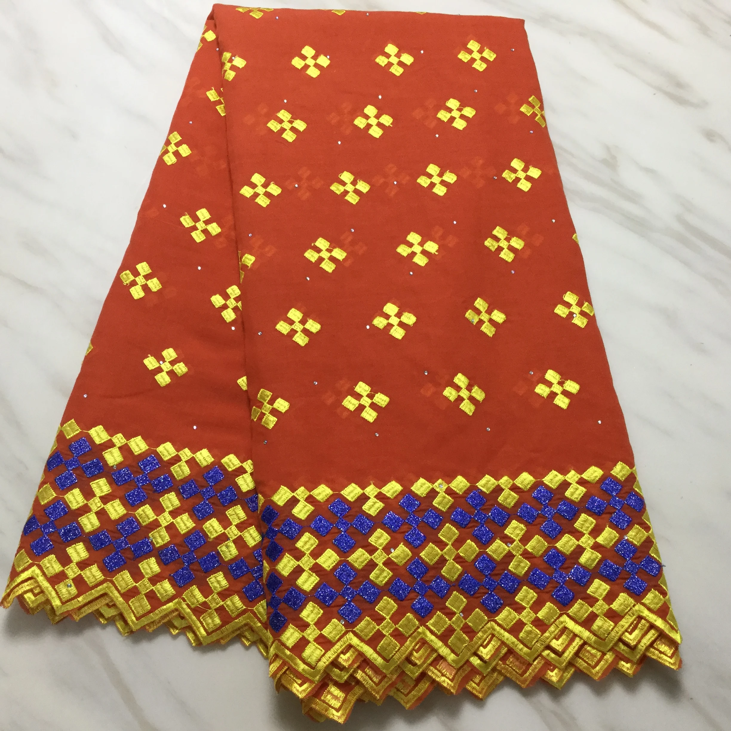 

NaXiu High Quality Embroidery Swiss Voile Lace In Switzerland African 100% Cotton Lace Fabric For Women's Dress