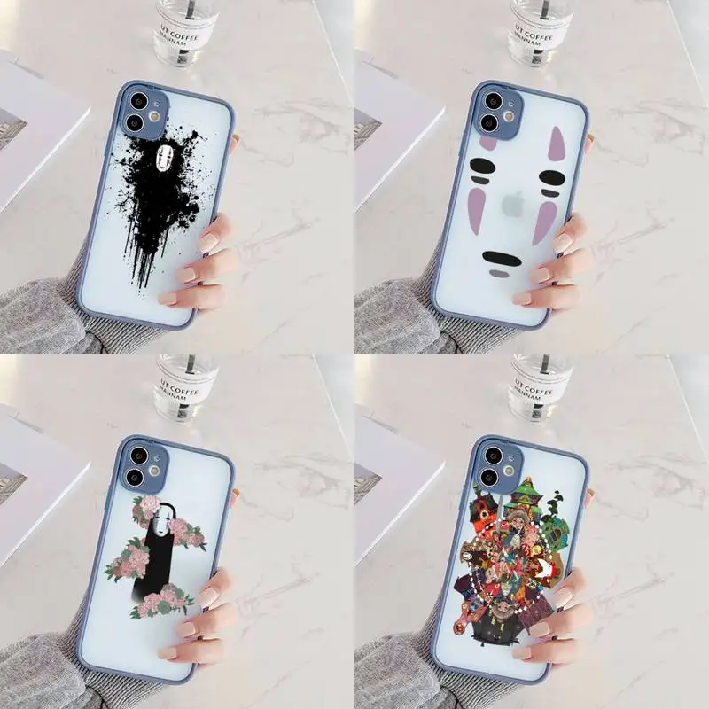 

beautiful butterfly Protection Bumper Phone Case For iPhone 12 11 Pro XS Max XR X 8 7 Plus Translucent Matte Shockproof Cover