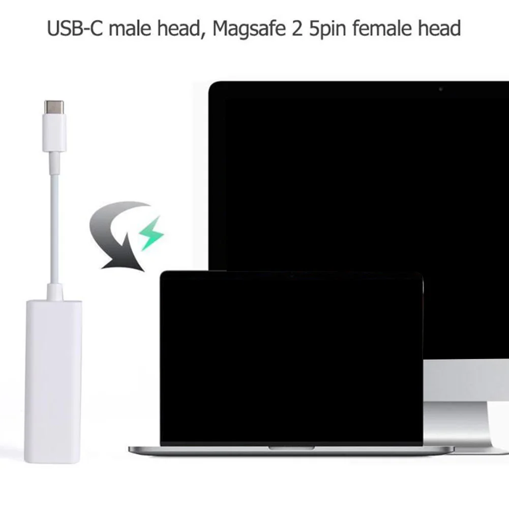 Кабель-переходник с USB 3 1 типа C папа на Mag.safe 2 5Pin мама для Macbook | Компьютеры и офис