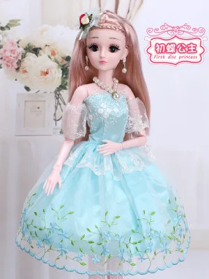 as picture 60 см, 1/3 BJD, кукла с принцессой, аксессуары для одежды, 20 подвижных шарнирных кукол, свадебное платье, игрушки для девочек, подарок AT35 - Цвет: as picture