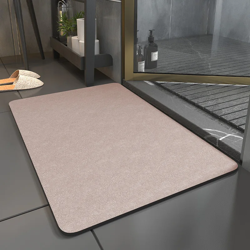 

Soft Doormat For Bathroom Mat Quickly Dry Bath Carpets Home Water Absorbent Toilet Restroom Anti-slip Floor Rugs Shower Room