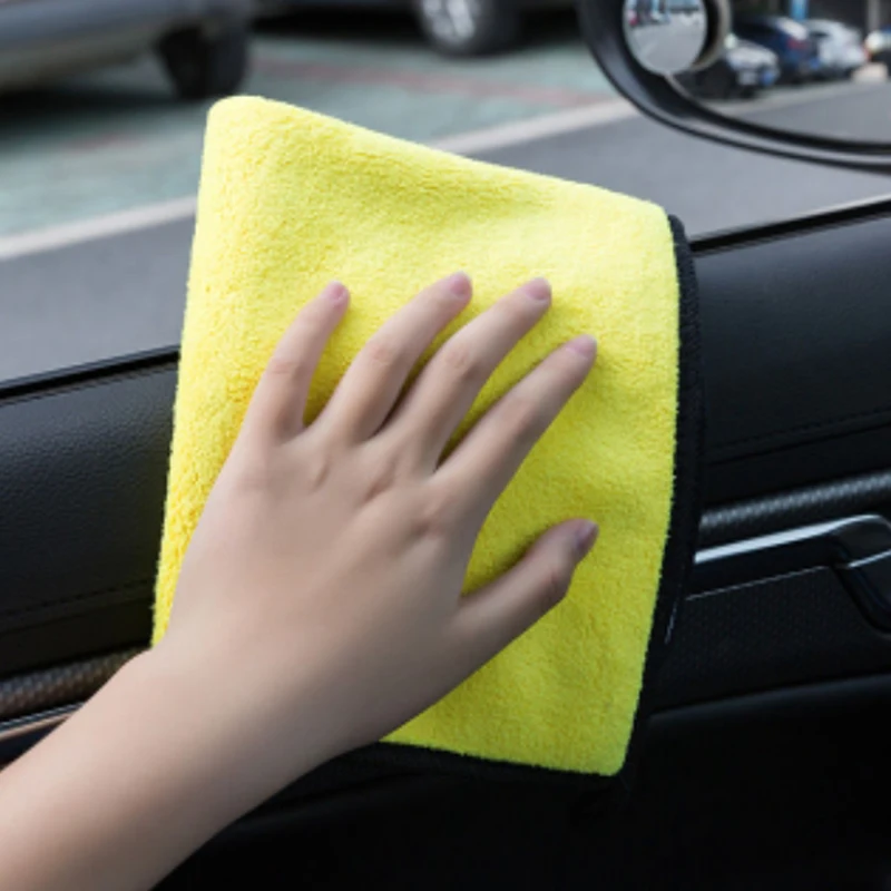 30x30/60CM Car Wash Microfiber Towel Styling Polishing Drying Cloth Hemming Auto Cleaning For Toyota | Автомобили и мотоциклы