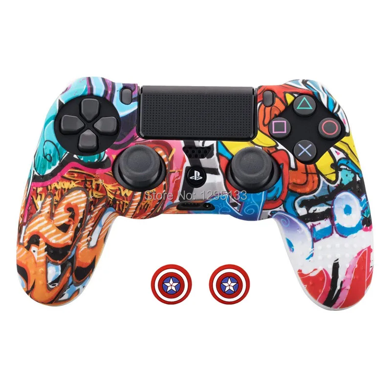 Аксессуары для PS4 Pro Playstation 4 Slim контроллер Dualshock чехол с шипами и силиконовыми