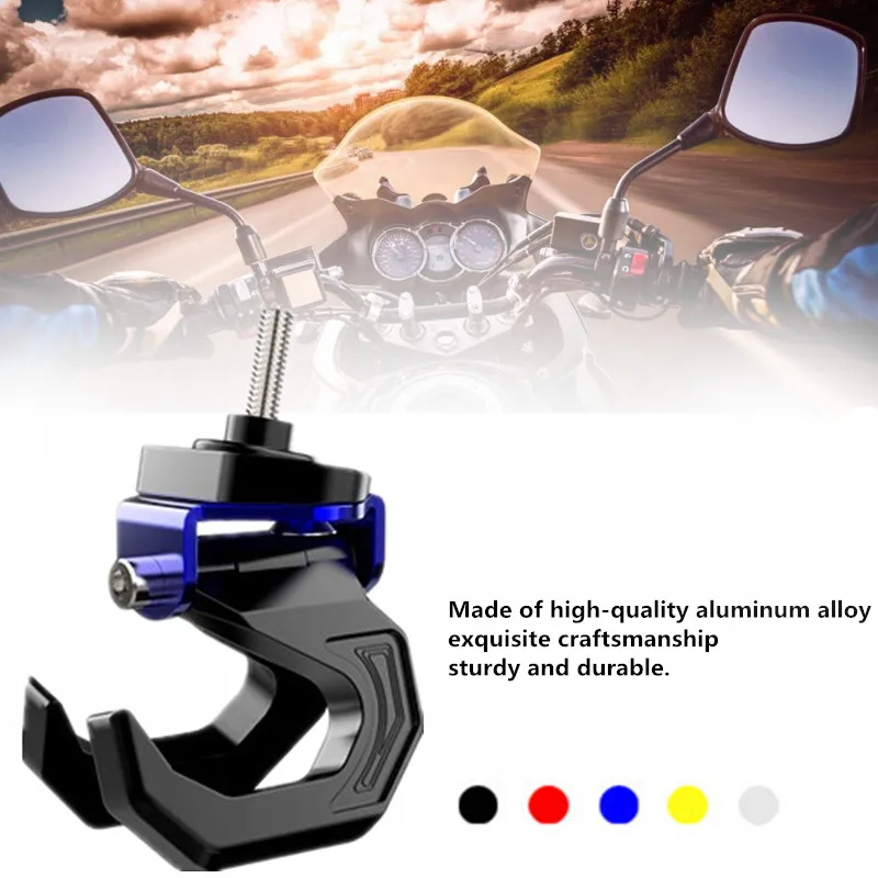 

Multifunction Motorcycle Hook 5 Colors Luggage Bag Hanger Helmet Claw Double Bottle Carry Holders For Motorcycle Accessories