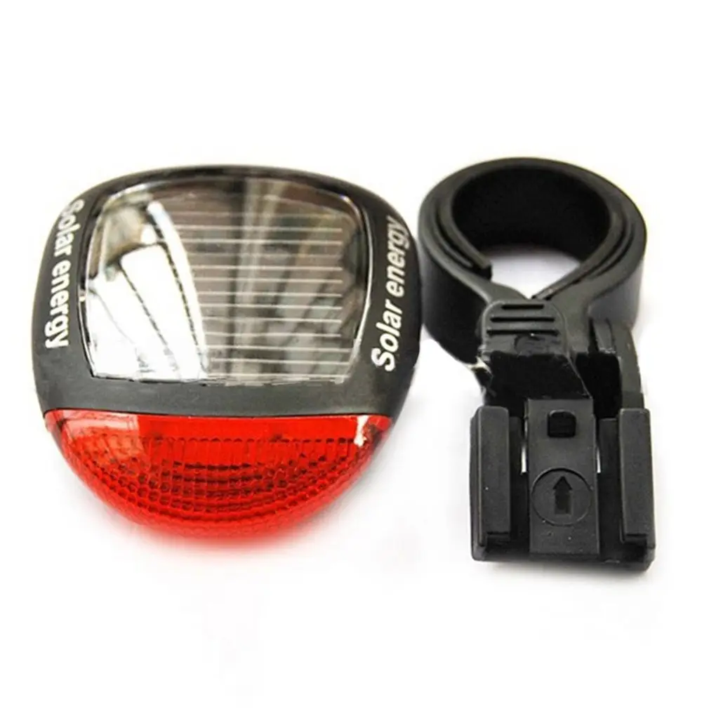 

Solar Powered Bicycle Cycling Light Taillights Rechargeable Waterproof Bike Light Cycling Safety Warning Light Bicycle Rear Lamp