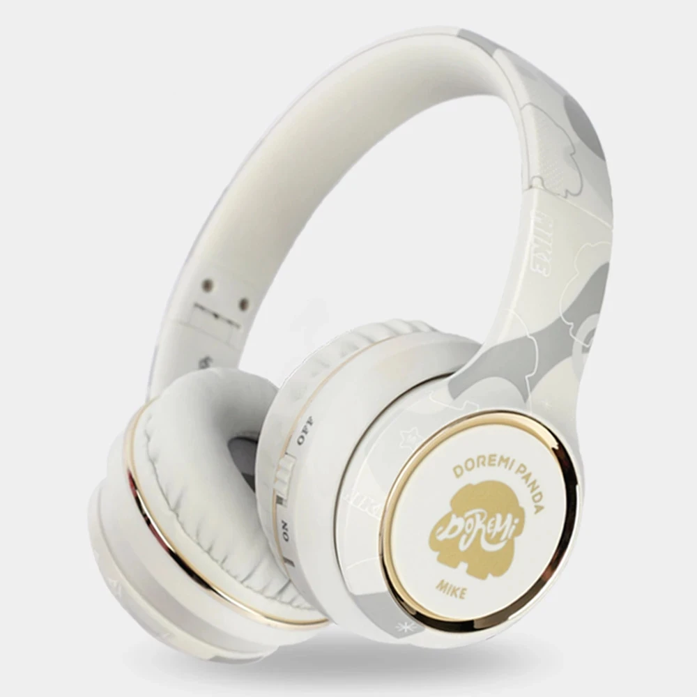 Беспроводная Bluetooth гарнитура в стиле панды наушники с шумоподавлением HD микрофон