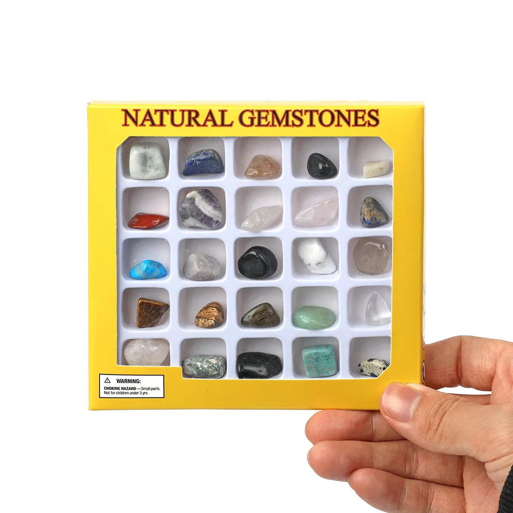 Коллекция натуральных драгоценных камней каменные украшения кристаллы Набор