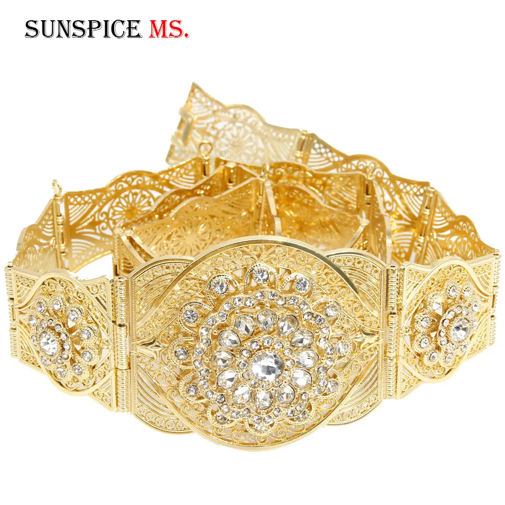 Женский ремень в этно стиле с кристаллами|Украшения для тела| |