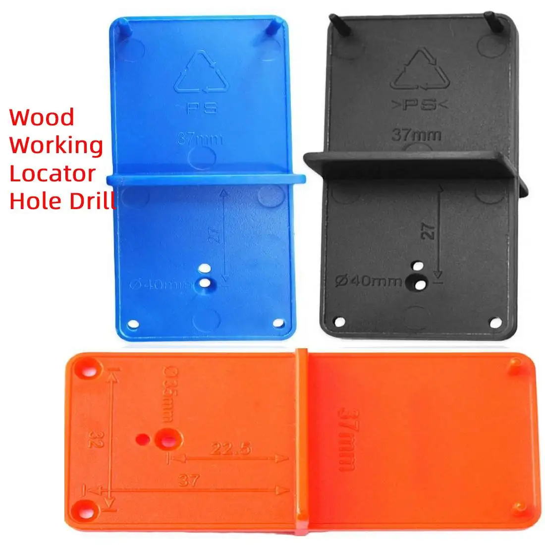 

Hinge Hole Drilling Guide Locator Hole Opener Template Door Cabinets DIY Tool For Woodworking Tool 35mm/ 40mm Diameter