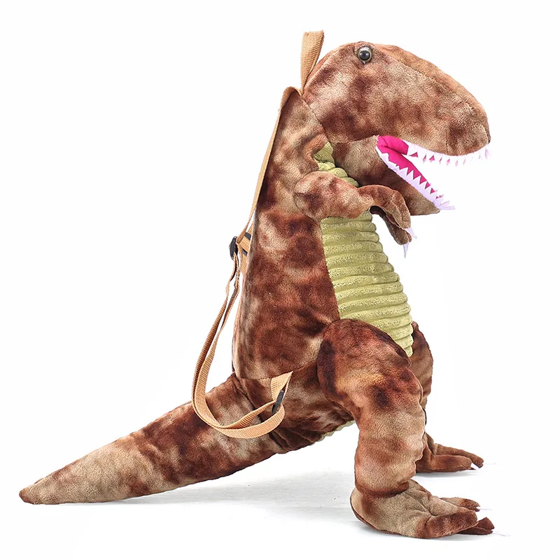 Детские рюкзаки Dianosaur Детская плюшевая сумка для кукол Детский рюкзак с 3D