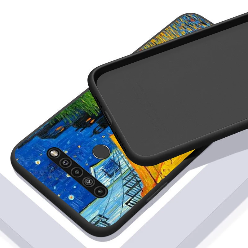 

Van Gogh Painting for LG G8 G8S G8X V30 V35 V40 V50 V60 ThinQ Q60 K40 K50 K30 K41 K51 K61 K71 K22 Black Phone Case