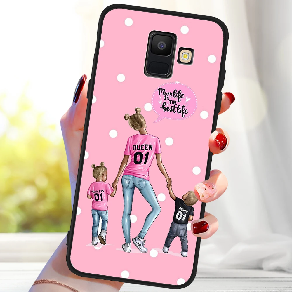 H0526 Супер Мышь для мамы с дочкой детские мягкие для samsung Galaxy A9 A8 A7 A6 A5 A3 J3 J4 J5 J6 J8 плюс M30 A40S A10 A20E чехол Крышка - Цвет: H0526