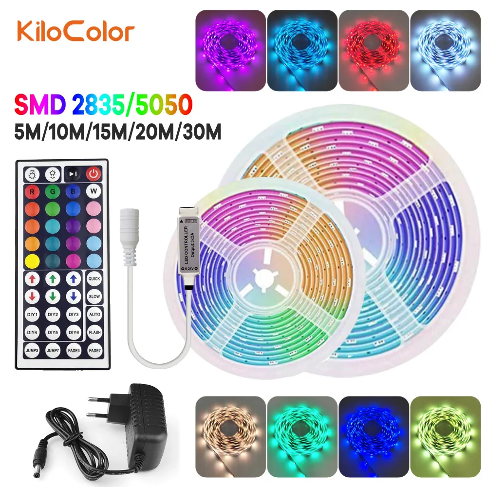 Светодиодные ленты светильник s RGB SMD 5050 2835 с пультом дистанционного управления