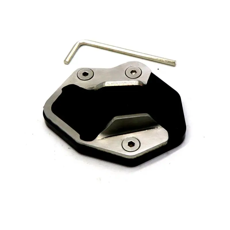 

Мотоциклетные Sidestand Алюминий сплав боковая стойка Поддержка пластины расширение площадка для увеличения мотоцикл для Triumph Tiger 800 17-18