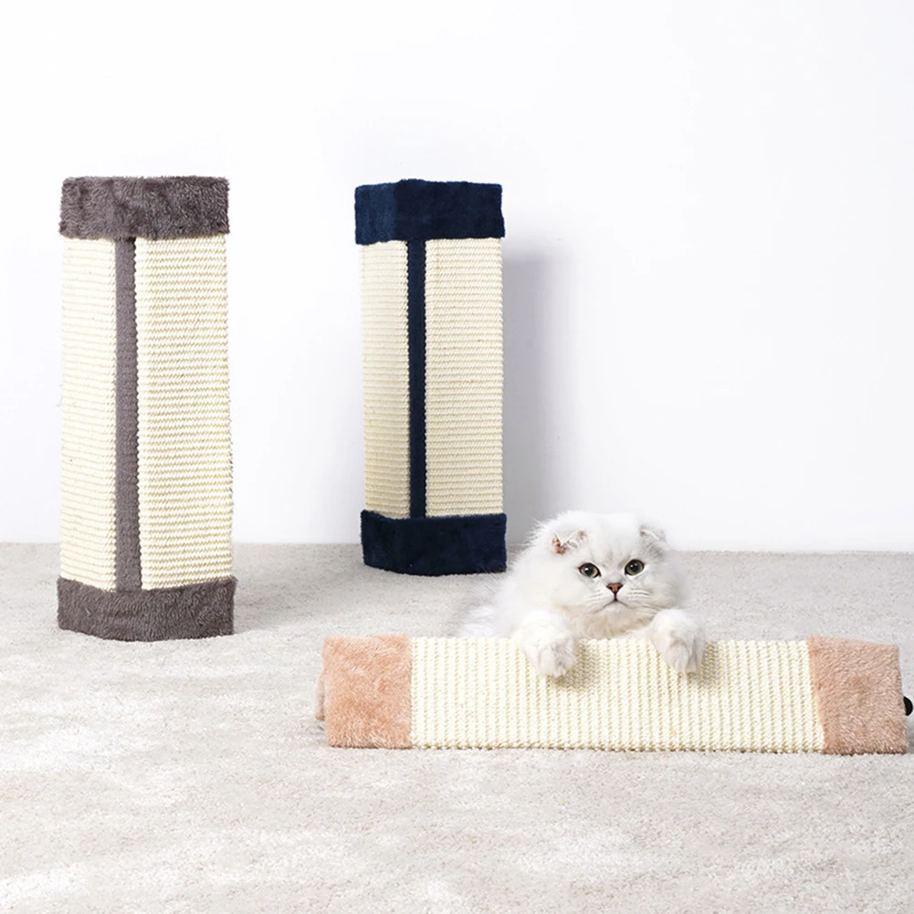 

Cat Scratch Board Pet Kitten Wall Corner Scratching Mat Post Foldable Pet Sisal Cat Climbing Frame Scratching Pet Plush Toys