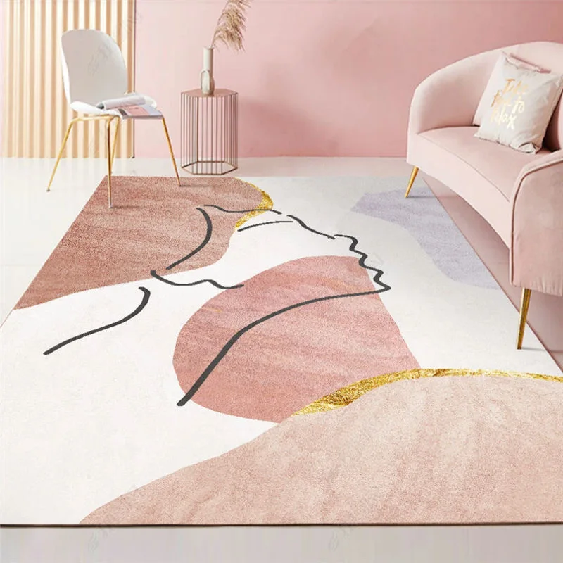 pink large carpets rug for girl bedroom living room modern soft big area rugs kichen floor mats non slip kids parlor play mat free global shipping