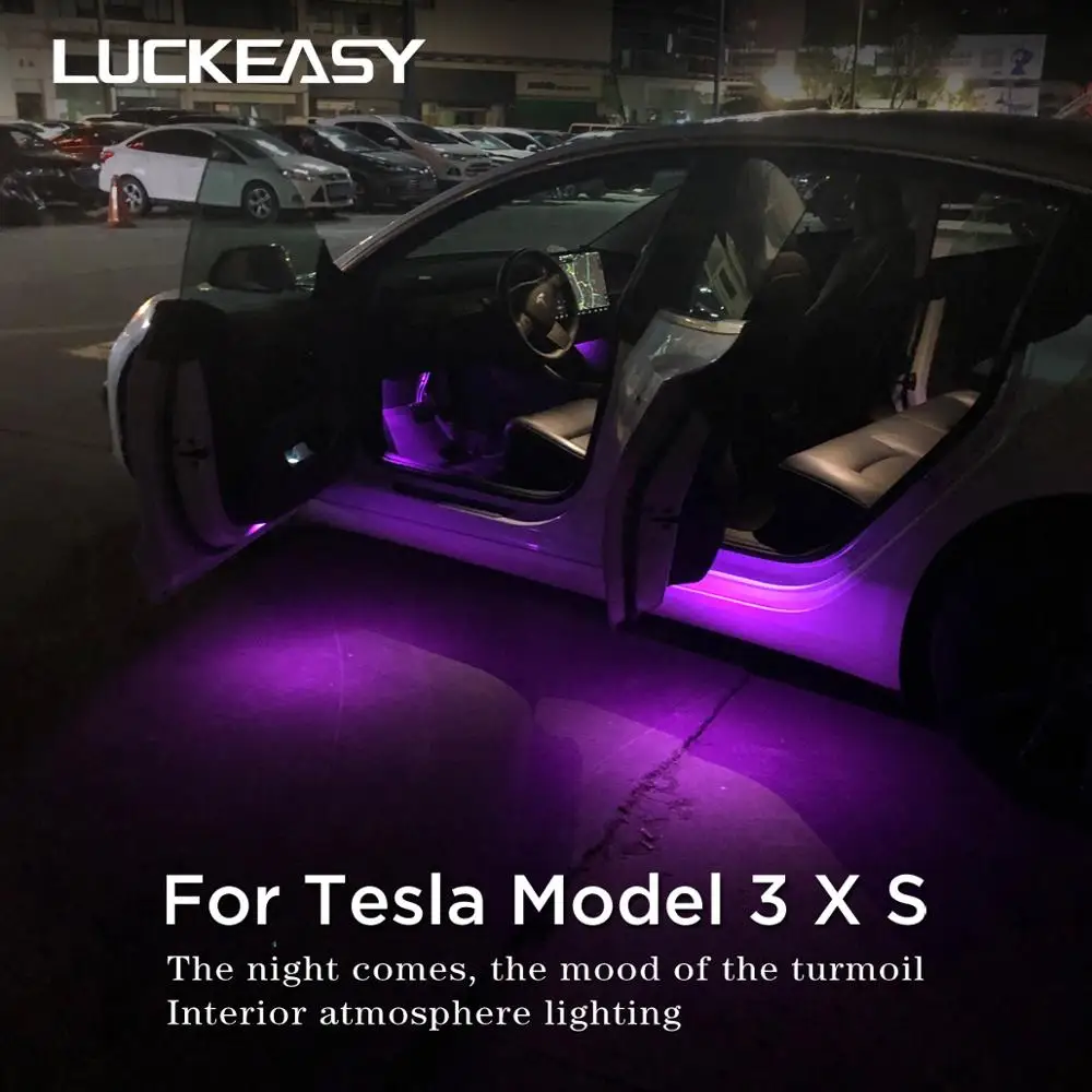 

Яркие светодиодные светильник льные лампы для Tesla Model 3, комплект для багажника Frunk Light model3 2022, легкая замена штепсельной вилки, декоративная с...