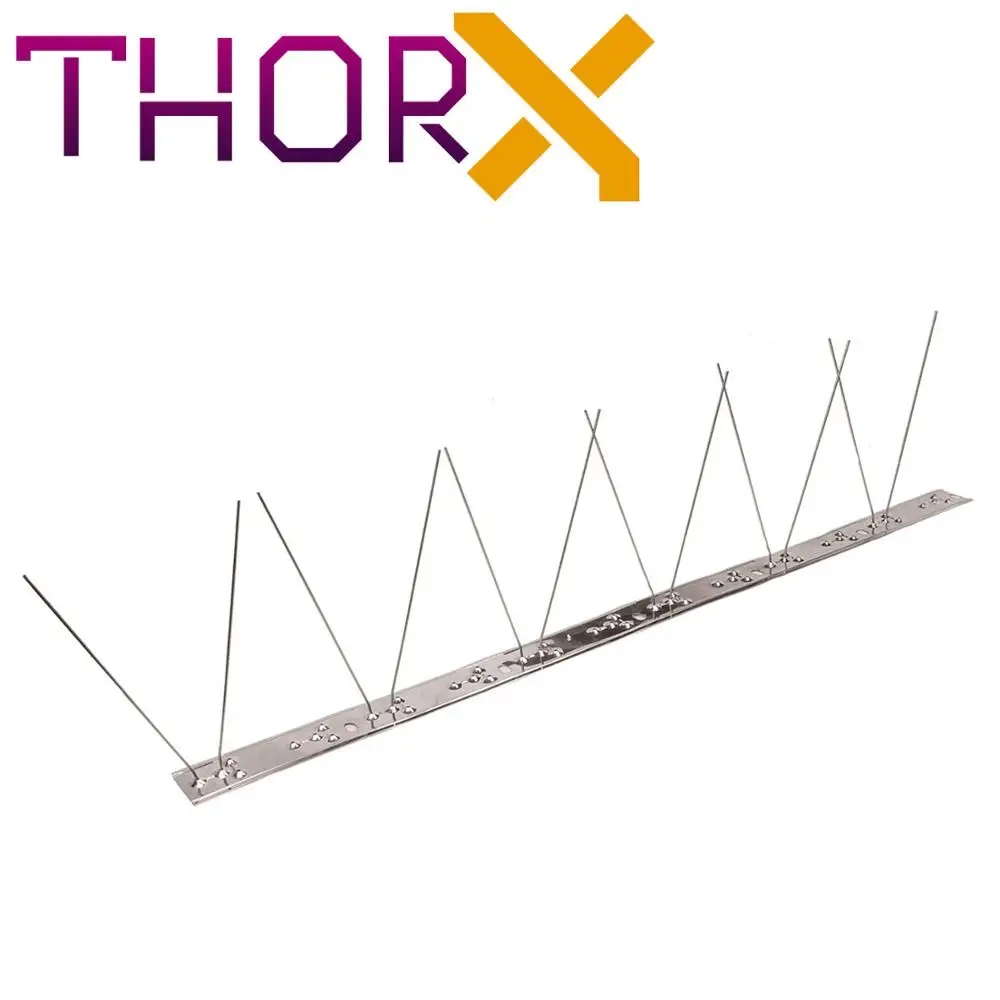 MH-01-SL 1 row pigeon spikes bird spike birds on stainless steel base - high quality solution for control |