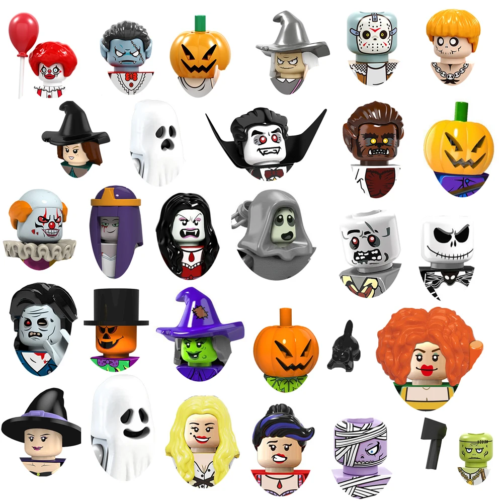 Фигурка для Хэллоуина голова оборотня клоун Мэри сумасшедшая ведьма Монстр