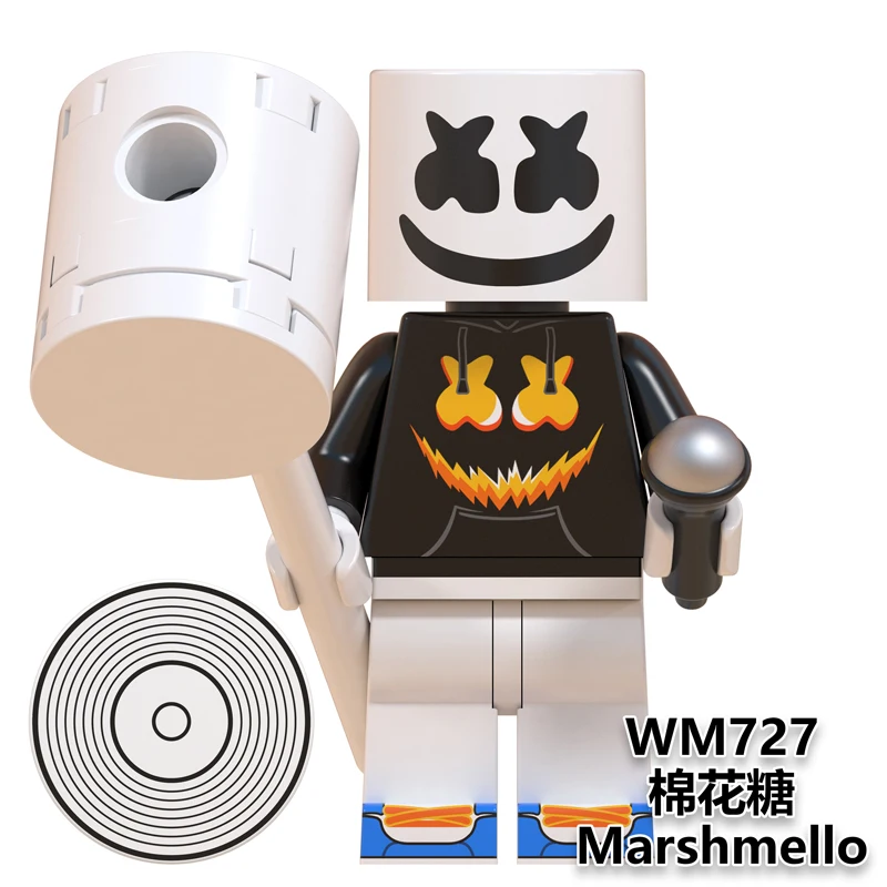 Один популярный DJ Marshmallw микрофон диск певица Фредди Меркурий поцелуй Группа