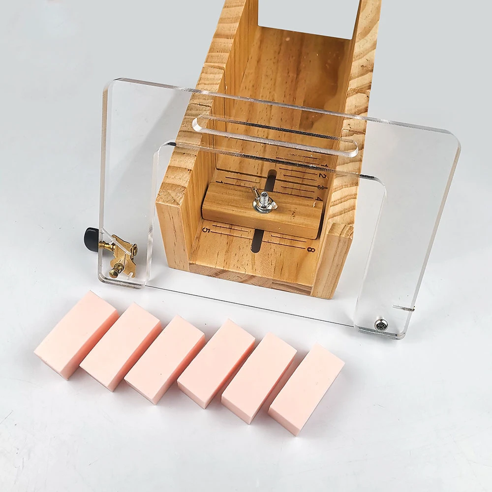 Adjustable Soap Slicer Cutting Tool Acrylic Non-Stick Cutter with Wire Loaf Mold DIY Making Supplies Slice | Дом и сад