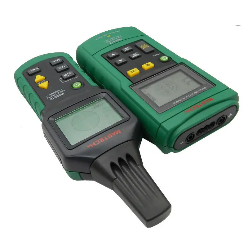 Цифровой MASTECH MS6818 Расширенный тестер провода трекер многофункциональный детектор кабеля 12~ 400 В труба локатор метр с черным светом