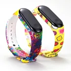 Мультяшные наручные часы водонепроницаемые светодиодные цифровые часы с граффити для мальчиков и девочек, детские силиконовые спортивные часы