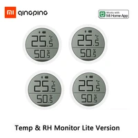 new xiaomi cleargrass bluetooth temperature humidity sensor lite lcd version data storage thermometer for mi home app hygrometer